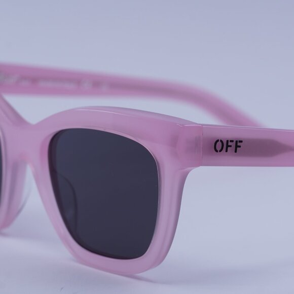 Off-White OERI143 LINCOLN 3007 Sunglasses Pink Square Frame, Grey Lenses - Picture 3 of 10